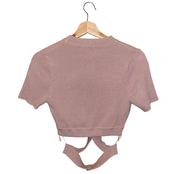 [Fashion Nova] Karson Mock Neck Keyhole Top - Picture 5 of 5